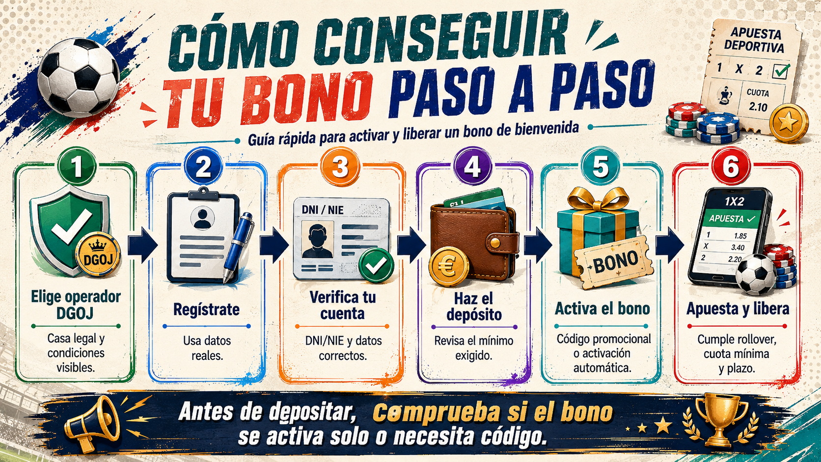 Mejores bonos en casas de apuestas: tipos y condiciones